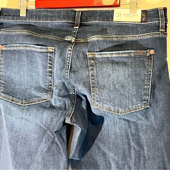 7 for all mankind “cropped Alexa” 🤰🏻maternity 🤰🏾jeans 🔥 SIZE 31 - Picture 3 of 5